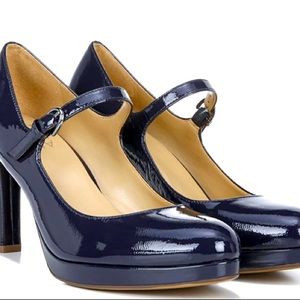 NATURALIZER Talissa Navy Patent Heels